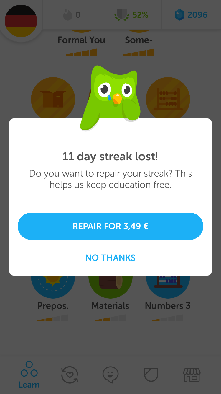Duolingo Lost Streak Repair Hack Arshad Mehmood